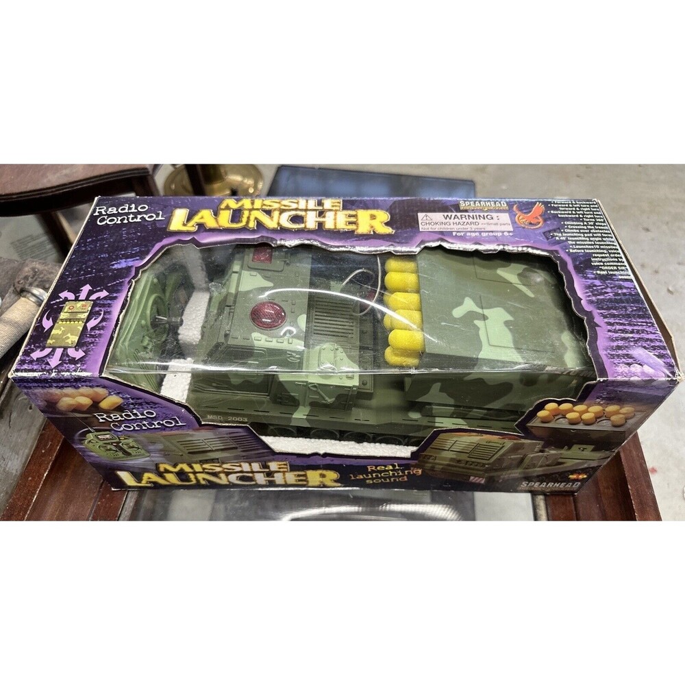 RARE Spearhead MISSILE LAUNCHER Radio Controlled RC Military Series Launching